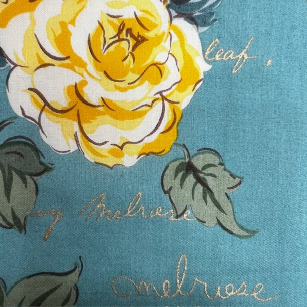 Unused Celine Paris + Melriese & Roch Cearces HandKerchief 19" Greem Beige  (6 - Picture 7 of 14